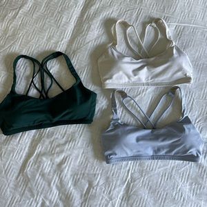 3 lululemon bras